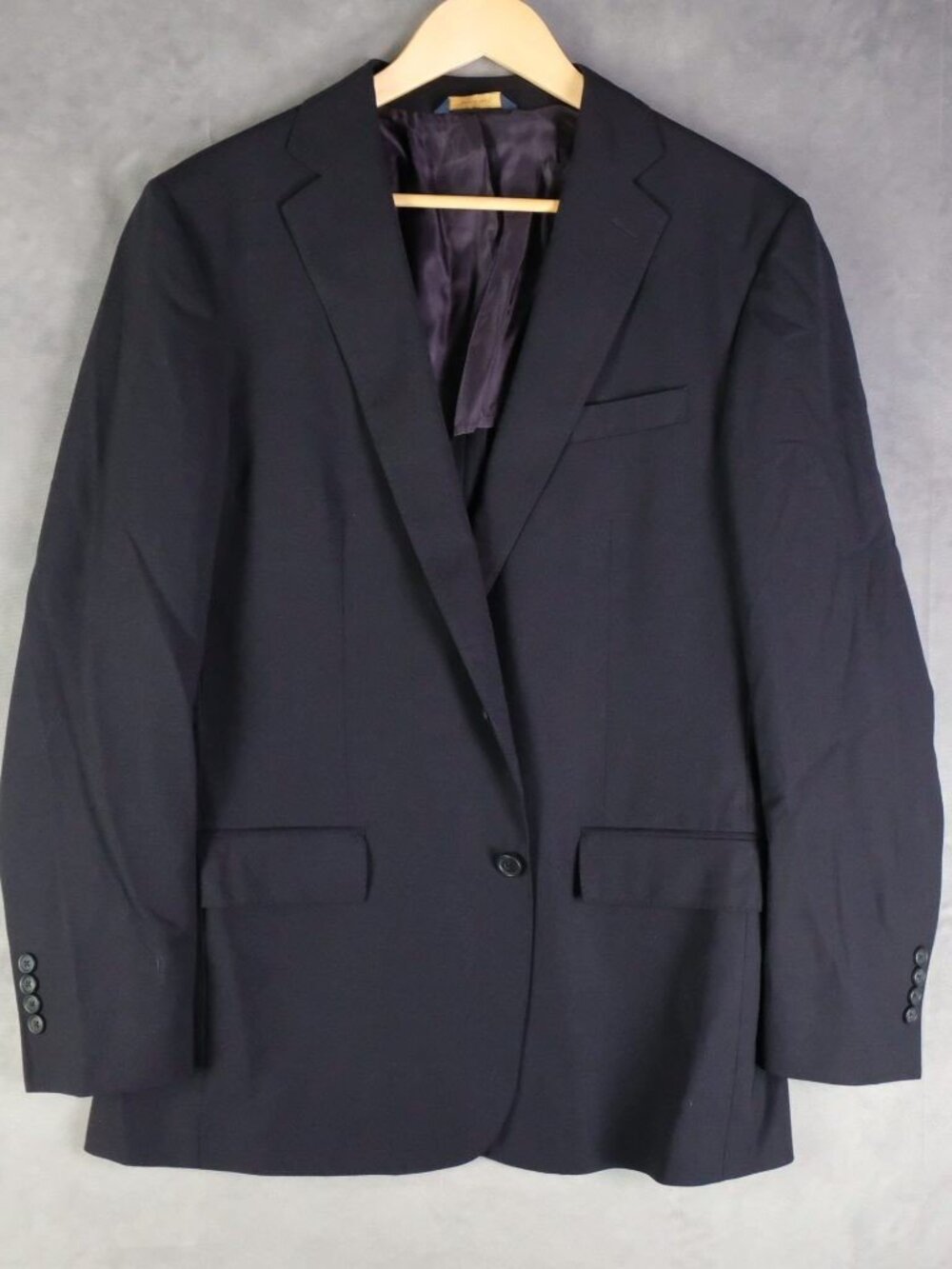 Brooks Brothers Regent Fit Navy Blazer 42L Reda Wool Two Button Vented Brookscoo